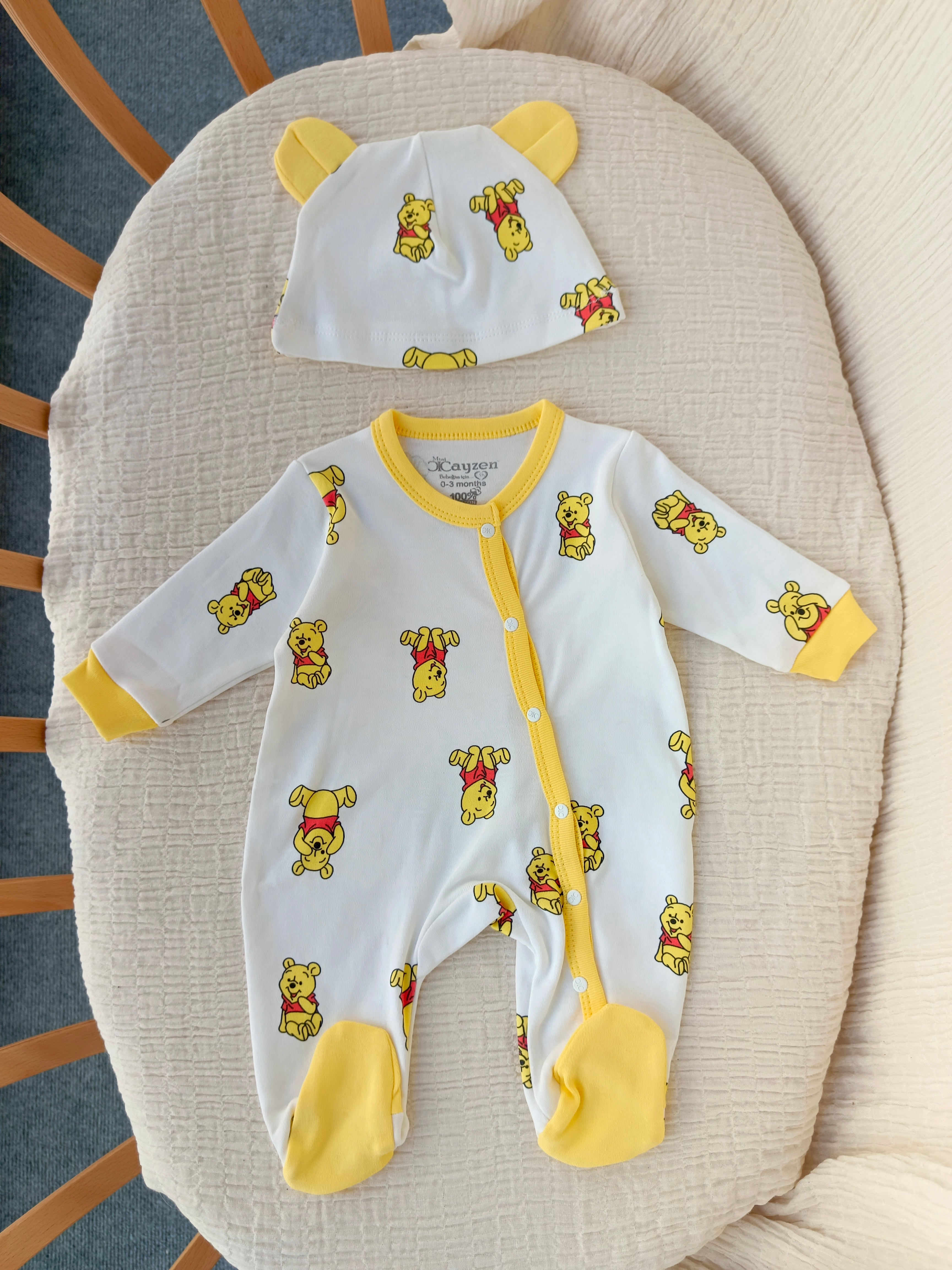 Winnie Poof 2'li Tulum Takım Açık Sarı