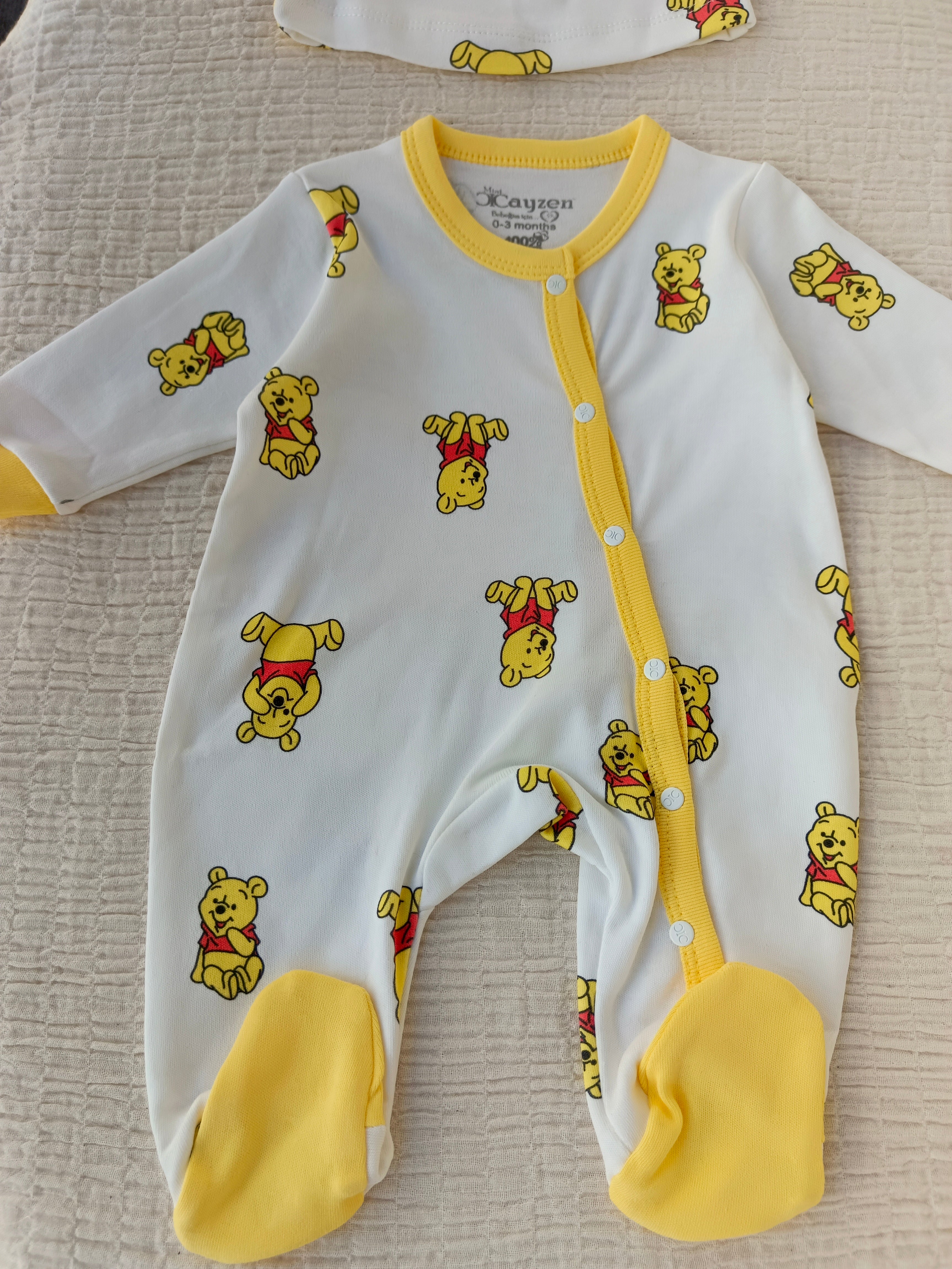 Winnie Poof 2'li Tulum Takım Açık Sarı