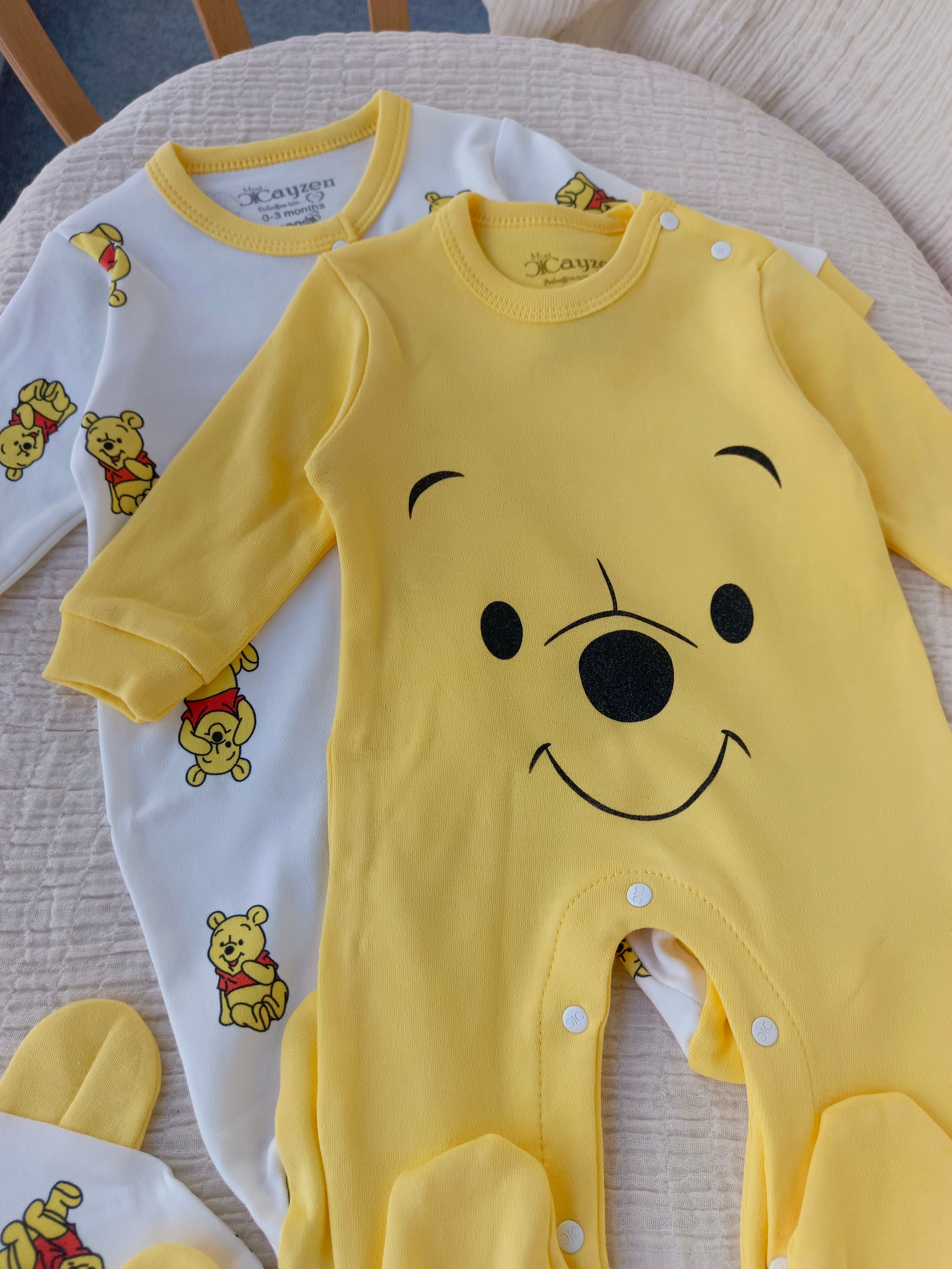 Winnie Poof 2'li Tulum Takım Açık Sarı