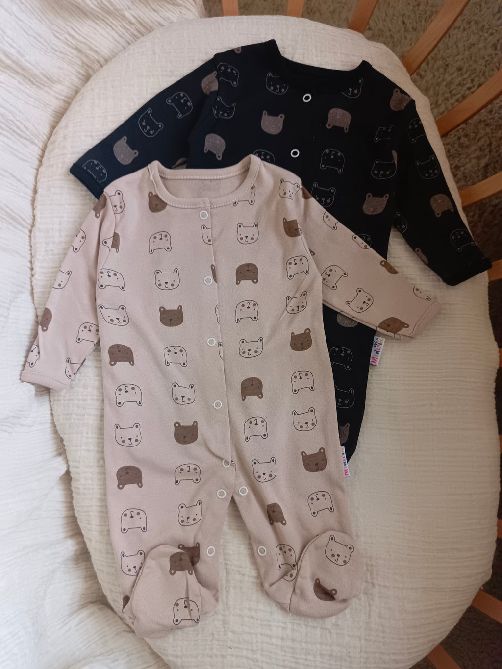 Bear Ayıcık 3'lü Çıtçıtlı Tulum Takım