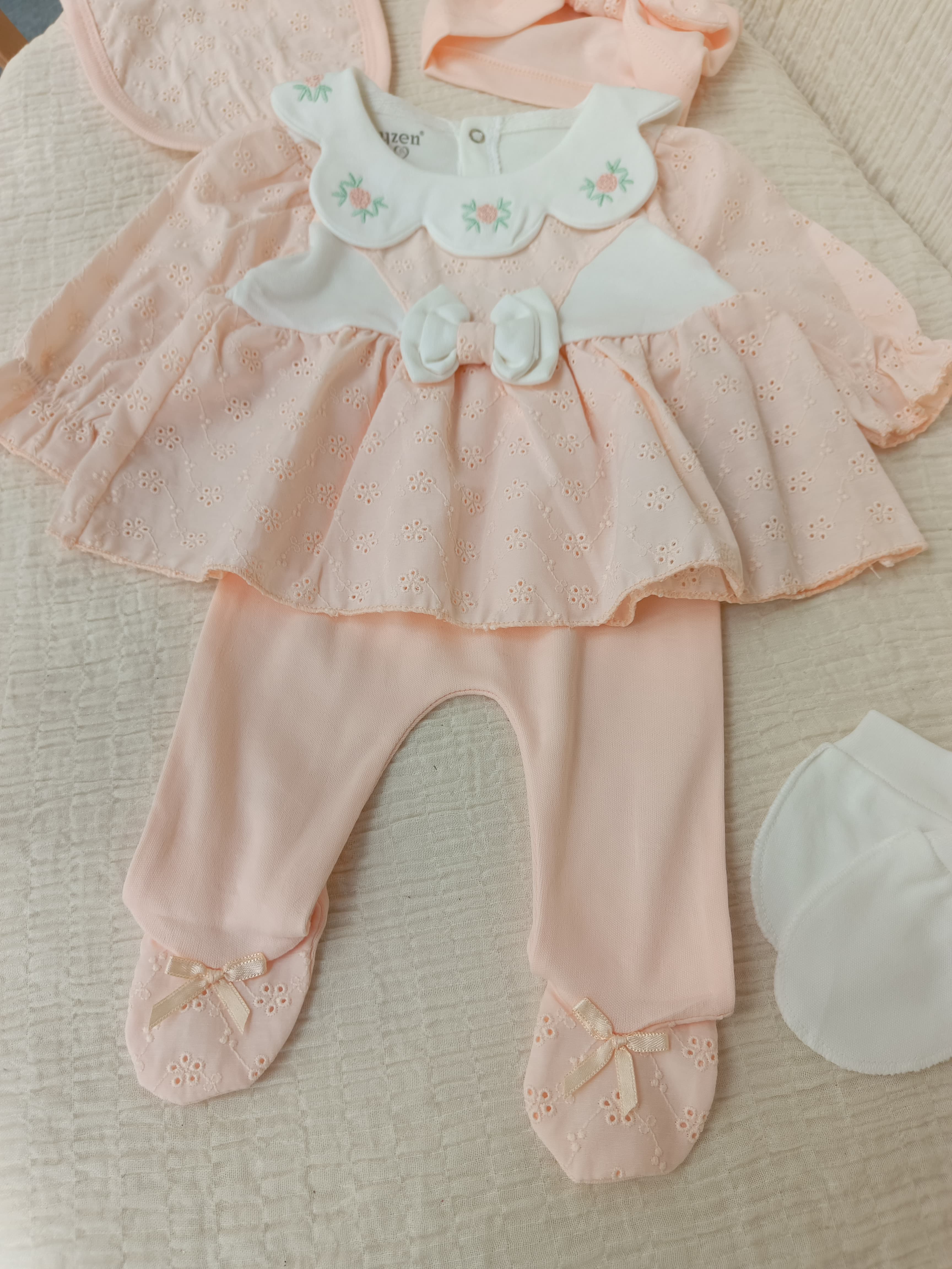 Bloom Çiçekli 5'li Hastane Çıkışı Seti Somon